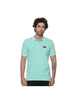 Allen Solly Polo T-shirt Men- Turquoise Green